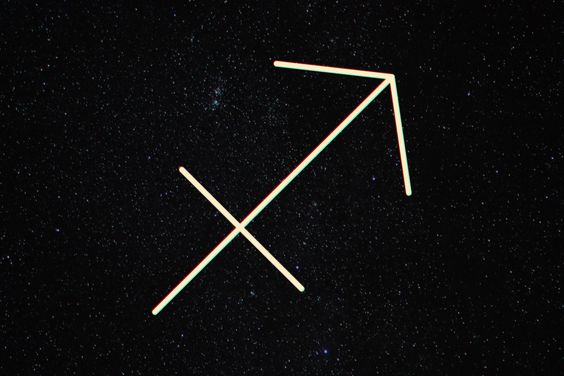 The Sagittarius symbol represents an archer.  He is based on the centaur, Chiron, who mentored Achilles in archery.  People born under this sign are obsessed with travel, learning and adventure.